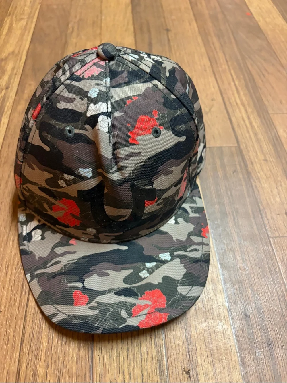 True Religion  Baseball Cap with Red Accent